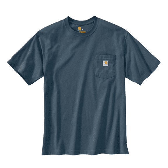 Carhartt K87-477 Short-Sleeve Workwear Pocket T-Shirt, Bluestone, 3XL