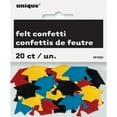 thumbnail image 2 of Graduation Felt Confetti, 20ct, 2 of 2