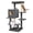 Dark Gray, variant on Sturdy Cat Tree: 40-Inch Indoor Cat Tower with Steps for Easy Climbing, Hiding Caves, Scratching Posts & Toys, Perfect for Big Cats