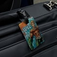 thumbnail image 4 of Aquaman King of the Sea Rectangle Leather Luggage Card Suitcase Carry-On ID Tag, 4 of 8