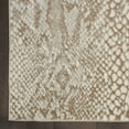 thumbnail image 5 of Nourison Solace Animal Print Ivory Beige 5'3" x 7'3" Area Rug, (5x7), 5 of 9