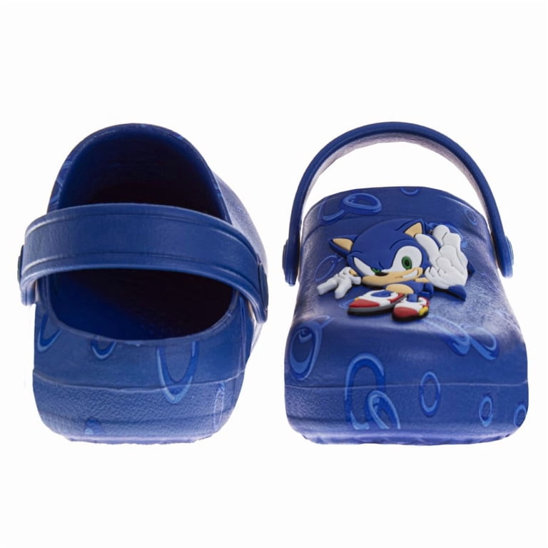 Sonic The Hedgehog Boys Dual Sizes Clogs. (Toddler Little Kids