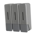 thumbnail image 3 of Dispensador de jabón de pared para lavarse las manos, ideal para el hogar, la oficina y el hogar. gris, 3 of 9