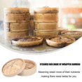 thumbnail image 2 of 1 Set Handmade Bamboo Steamer Kitchen Food Steamer with Lid Cooking Tool, 2 of 4