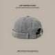 thumbnail image 5 of Cuatro sombreros yuppie de algodón lavado para hombres y mujeres. Los sombreros de calle de hip hop con cúpula se ajustan a una circunferencia de cabeza de 56 a 60 cm., 5 of 5
