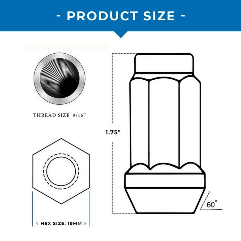 Gorilla Lug Nuts Bulge Acorn 9/16 (4pk) Gorilla Lug Nuts Bulge Acorn 9/16 (4pk)