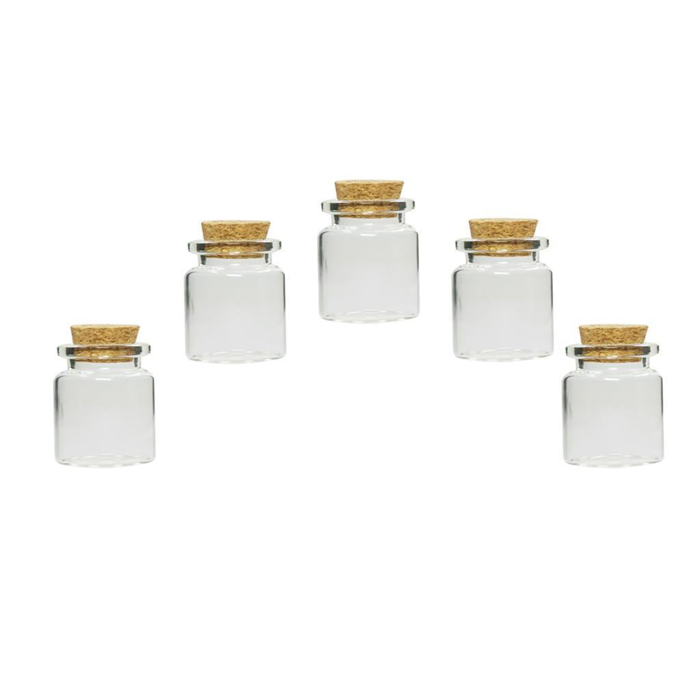 OPDBN Mini Petites Bouteilles en Verre Bocaux Vides Transparents Pendentifs Chauds N3