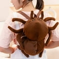 thumbnail image 2 of Large Realistic Brown Spider Plush Toy - 13.7'' Ultra-Soft Tarantula Stuffed Animal, Lifelike Araneid Plush Pillow, Cute Huggable Gift for Kids & Adults, 2 of 8