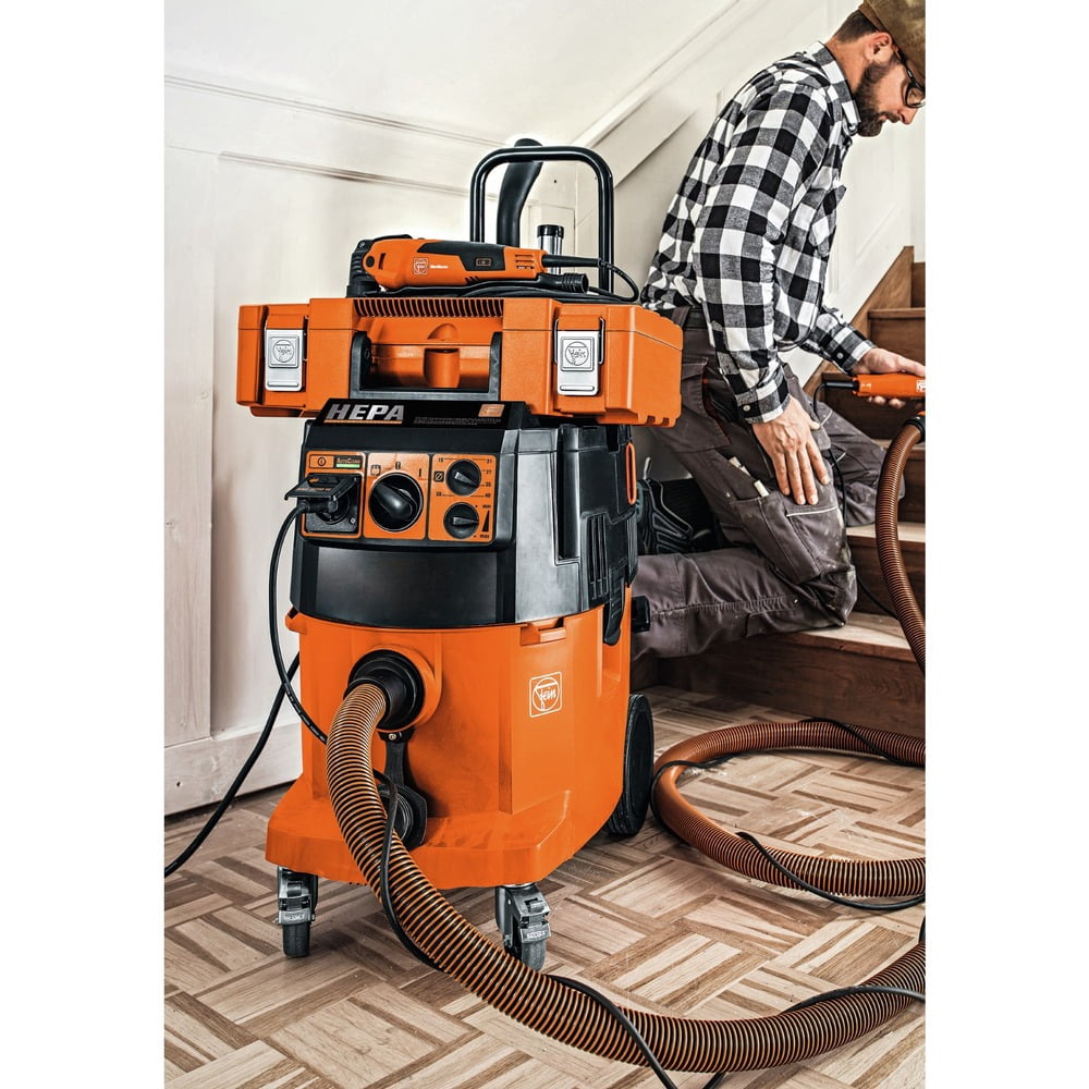 Fein 92030070990 Turbo II X AC PRO Set HEPA Wet/Dry Dust Extractor Vacuum