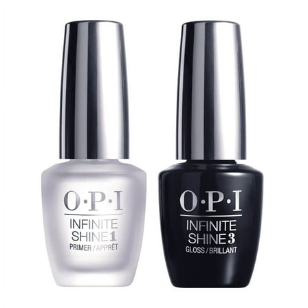 ($25 Value) OPI Infinite Shine Gel Effects Nail Polish, Primer & Gloss Prostay Duo Pack, 0.5 Oz
