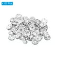 thumbnail image 3 of Unique Bargains 8mm Spacer Beads, 100pcs Bead Spacers Rhinestone Round Bulk Beads for Jewelry Making , Silver, 3 of 5