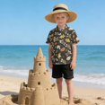 thumbnail image 6 of Dailycode Small Short Sleeve Button Down Shirts Turtle and Leaf Casual Shirt 3-10 Years, 6 of 9