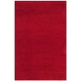 thumbnail image 4 of SAFAVIEH Laguna Neven Plush Solid Shag Area Rug, Red, 4' x 6', 4 of 8