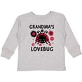 thumbnail image 3 of Inktastic Valentine's Day Grandma's Lovebug Girls Long Sleeve Toddler T-Shirt, 3 of 5