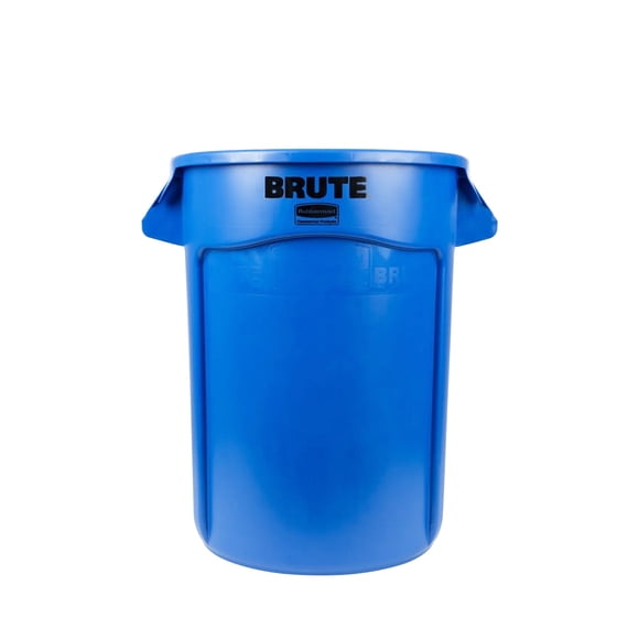 Contenedor Brute Rubbermaid Sin Tapa Azul 208.2 Litros