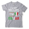 thumbnail image 5 of Mens Italian Funny Shirt I'm Not Yelling I'm Italian Shirt Italian Joke Shirt Italy Gifts (Medium Navy Blue), 5 of 6