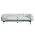 thumbnail image 2 of ACME Ragle Sofa in Vintage White Top Grain Leather, 2 of 6