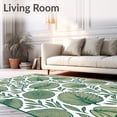 thumbnail image 2 of ODIKA 4'x6' Machine Washable Non-Slip Area Rug, Tidepool with Starfish and Nautilus Shells High Traffic Rug with Pad, Green, 703522, 2 of 8