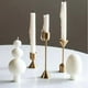 thumbnail image 5 of de 3 candelabros dorados, candelabros cónicos, candelabros, adorno para escritorio, , , comedor, decoración . BLESIY Porta vela, 5 of 8