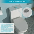 thumbnail image 5 of Ceramic One Piece Toilet,Dual Flush with Soft Clsoing Seat, 5 of 8