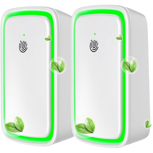 2-pack plug-in negative ion air purifier - Air purifier - Negative ion air purifier - Air purifier for home - Negative ion air purifier - White