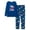 Navy Cat, variant on Christmas Pajamas 2-Piece Girls Pink Llama Long Sleeve Set Cute Sisters Matching Jammies Size 12