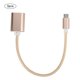thumbnail image 4 of Cable adaptador OTG Sincero 3 piezas Conector reforzado de Tela tejida Oro, 4 of 10