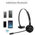 thumbnail image 4 of Compatible con PC y teléfono, cancelación de ruido con IA, base de carga, auriculares inalámbricos superligeros para centros de llamadas Crystal Clear, 4 of 8