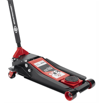 AFF- Service Jack - 3.5 Ton Capacity - Lightning Lift - Short Chassis - 2 pc Handle - 3.75" Min H to 20.5" Max H - Heavy Duty