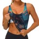 thumbnail image 3 of Balery Starry Sky Moon Wolf Leader Sujetadores deportivos con espalda cruzada para mujer, acolchados, sin costuras, de alto impacto, ideales para yoga, gimnasio, entrenamiento y fitness.-Large, 3 of 8