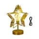 thumbnail image 2 of Lámpara de mesa decorativa de metal con luces LED para Ramadán, artesanías de hierro para Eid Estrella, 2 of 9