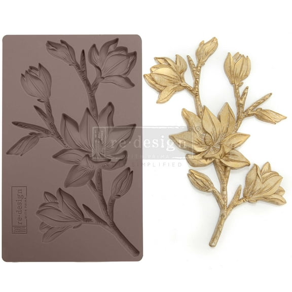 Prima Marketing Re-Design Mould 5"X8"X8mm, Forest Flora