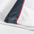 thumbnail image 6 of Cmfcve Men's Collared Short Sleeve Shirt Color Block V Neck Casual Athletic Tee Quick Dry Activewear Tops, 6 of 8