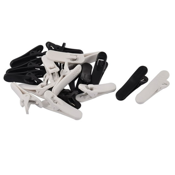 Headphone Earphone Headset Cable Cord Wire Clothing Collar Clip Holder 20pcs