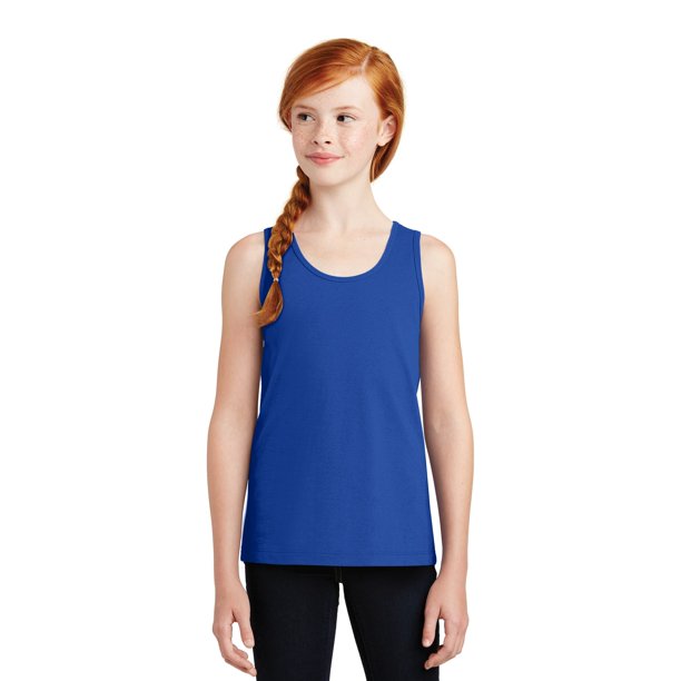 District DT5301YG Girls The Concert Tank - Deep Royal - XS Distrito DT5301YG