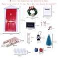thumbnail image 2 of Mini Casa 11 Uds. Conjunto de escena en miniatura de hadas casa de muñecas modelo de puerta de elfo adornos navideños Likrtyny Libre de BPA, 2 of 7