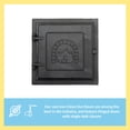thumbnail image 4 of Minuteman International Cast Iron Clean-Out Door, 15.5 Inch Tall, Matte Black, 4 of 5