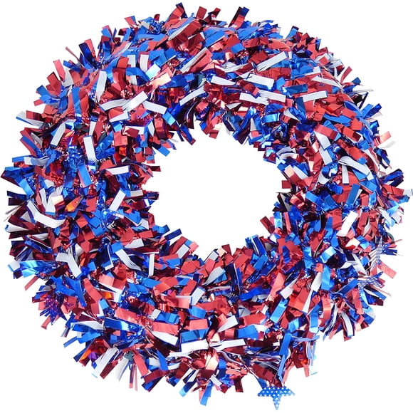 Love it Products Holiday, Festive, Patriotic Door Wreath; Perfect for Memorial Day, 4th of July, Veteran's Day Patriotism