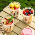 thumbnail image 2 of Shoreew Portable Salad Cup with Fork Double-Layer Salad Bowl for Efficient Drainage Yogurt Oatmeal Cereal Milk Cup Leak-Proof Travel Bowl, 2 of 7