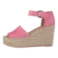 thumbnail image 2 of Marc Fisher LTD Alida Espadrille Wedge Dark Pink Suede, 2 of 5