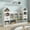 White, variant on Vabches Kids Bookcase and Toy Storage Organizer, Children Bookshelf, Castle Shape, Playroom Furniture Multipurpose Shelf for Toddlers to Organize Toys and Books Magic Castle, Oak