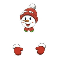 Kieccall Christmas Peek-Through Fence Sign Snowman Decoration For Outdoor Patio Holiday Yard Display