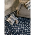 thumbnail image 4 of Furnish My Place Outdoor Collection Geometric Area Rug - 7 ft. 10 in. x 10 ft. Navy, Bohemian Rug for Living Room, Garden, Patio, Water Proof Carpet, 4 of 8