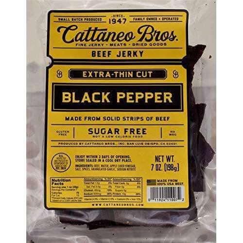 Cattaneo Bros. ExtraThin Cut Natural Beef Jerky, 7 Ounce Walmart