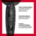 thumbnail image 3 of Revlon Turbo Hair Dryer | 1875 Watts of Maximum Shine, Fast Dry (Silver), 3 of 3
