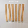 thumbnail image 5 of 60 Sets Double-Layered Wooden Candle Wicks and Stands Wooden Wicks, 5 of 5