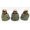 thumbnail image 3 of Three Wise Buddha See Hear Speak No Evil Statue Eastern Enlightenment Masterpiece, 3 of 3