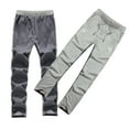 thumbnail image 3 of X-2 Men Athletic Tracksuits 2 Pieces Set Running Jogging Sweatsuit Full Zip Sports Set Gray XL, 3 of 4