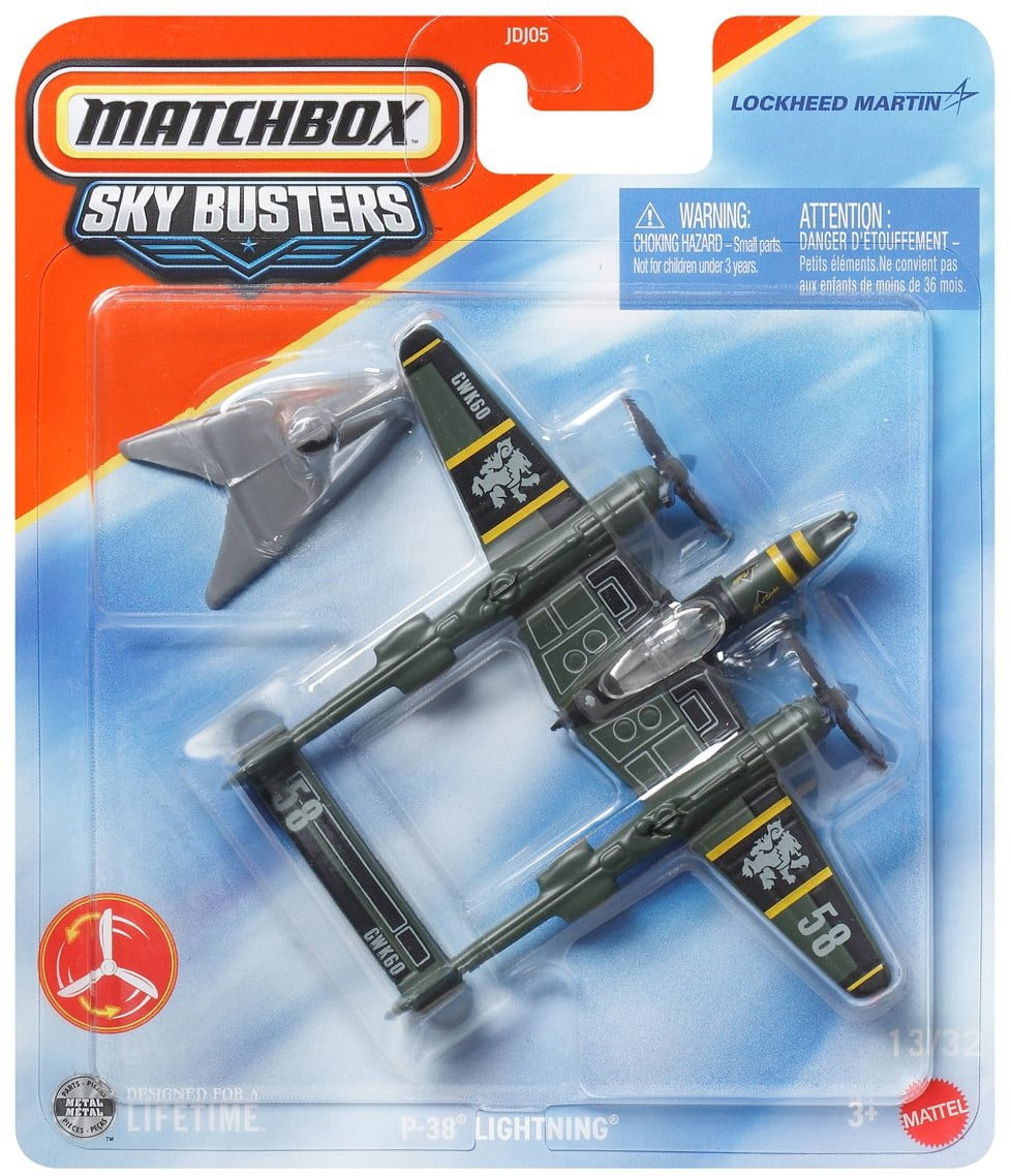 Matchbox Sky Busters MBX 6-2 Airliner Diecast Vehicle (Grey