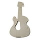 thumbnail image 5 of Adorno colgante de guitarra para pintar, ideal para motricidad fina, para manualidades de madera. Oval, 5 of 9